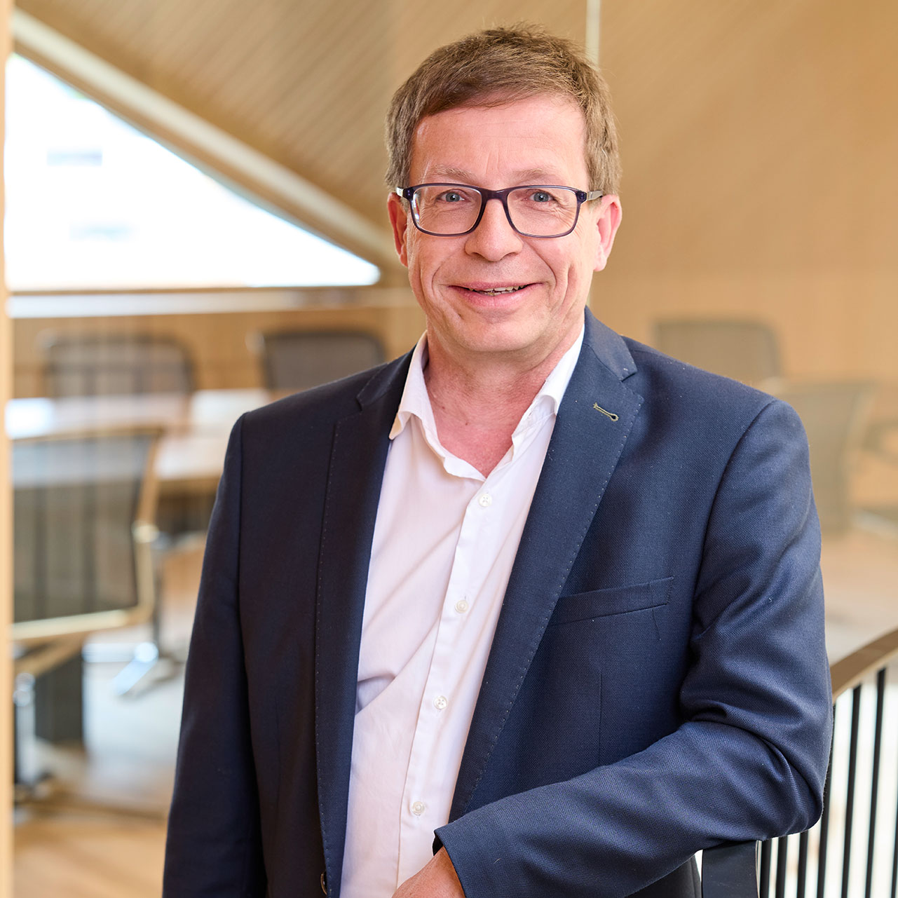 Portrait des Geschäftsführers Gerhard LOTTERANER der TU Vorarlberg Geser & Partner GmbH & Co KG